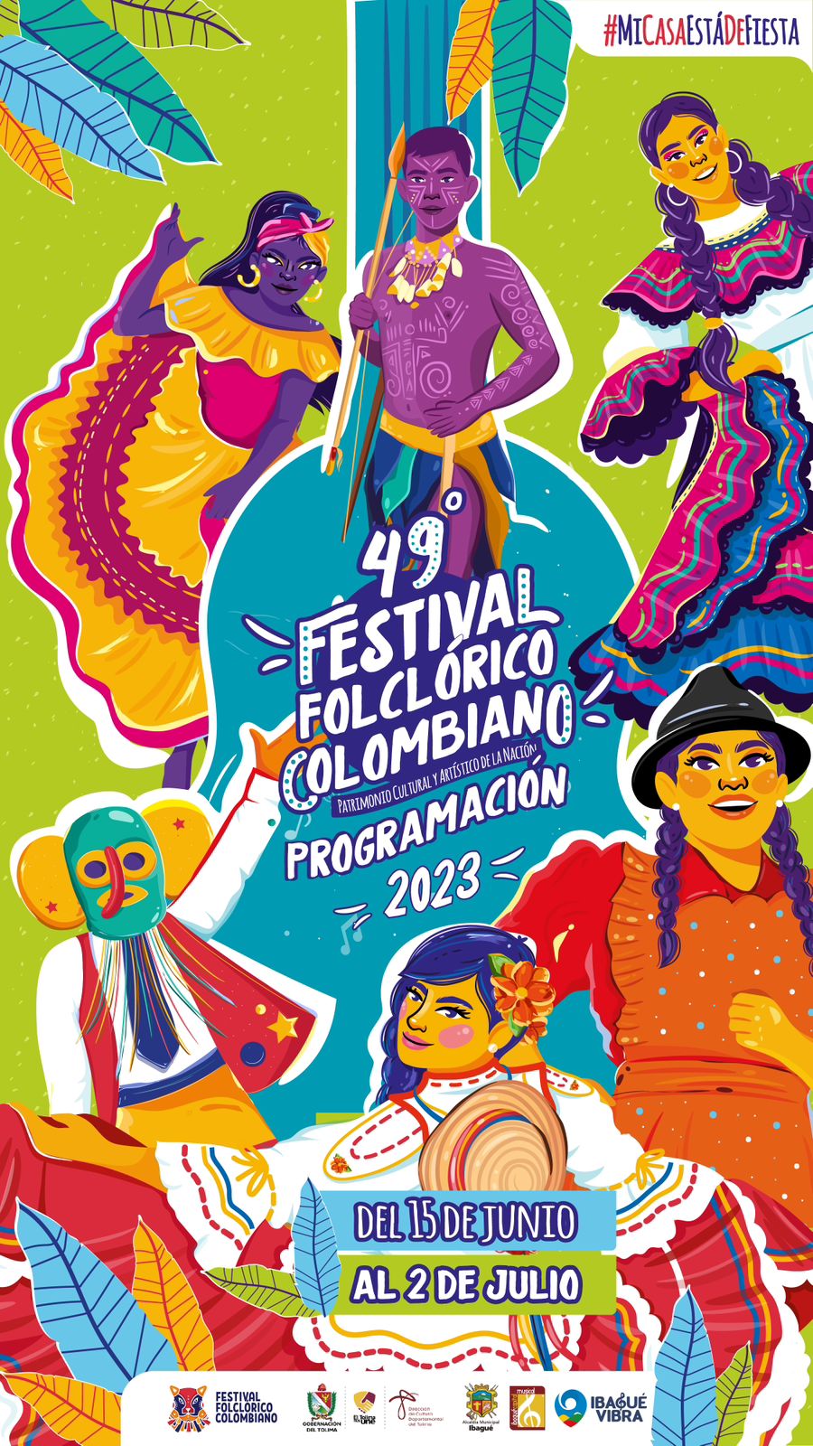49 festival folclórico de Colombia (2023) en Nueva York Enfoque